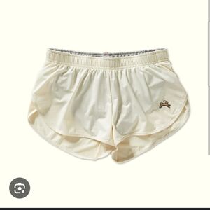 Mens Tracksmith Twilight Split shorts - Ivory S